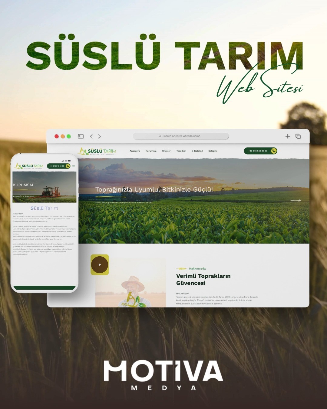 Süslü Tarım Web Sitesi