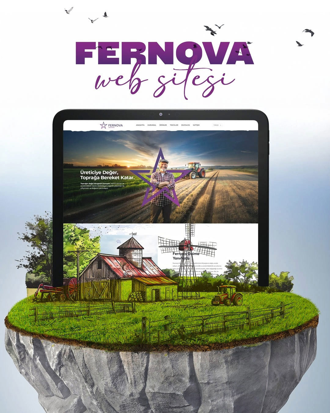 Fernova Organik Web Sitesi