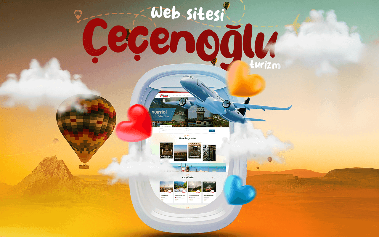 <span>Çeçenoğlu Turizm Responsive Web Sitesi</span><i>→</i>