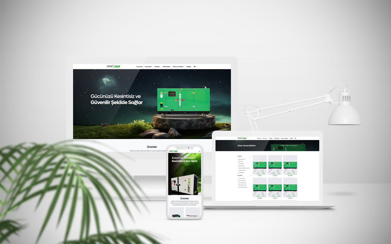 <span>Maxsis Jeneratör Web Sitesi</span><i>→</i>