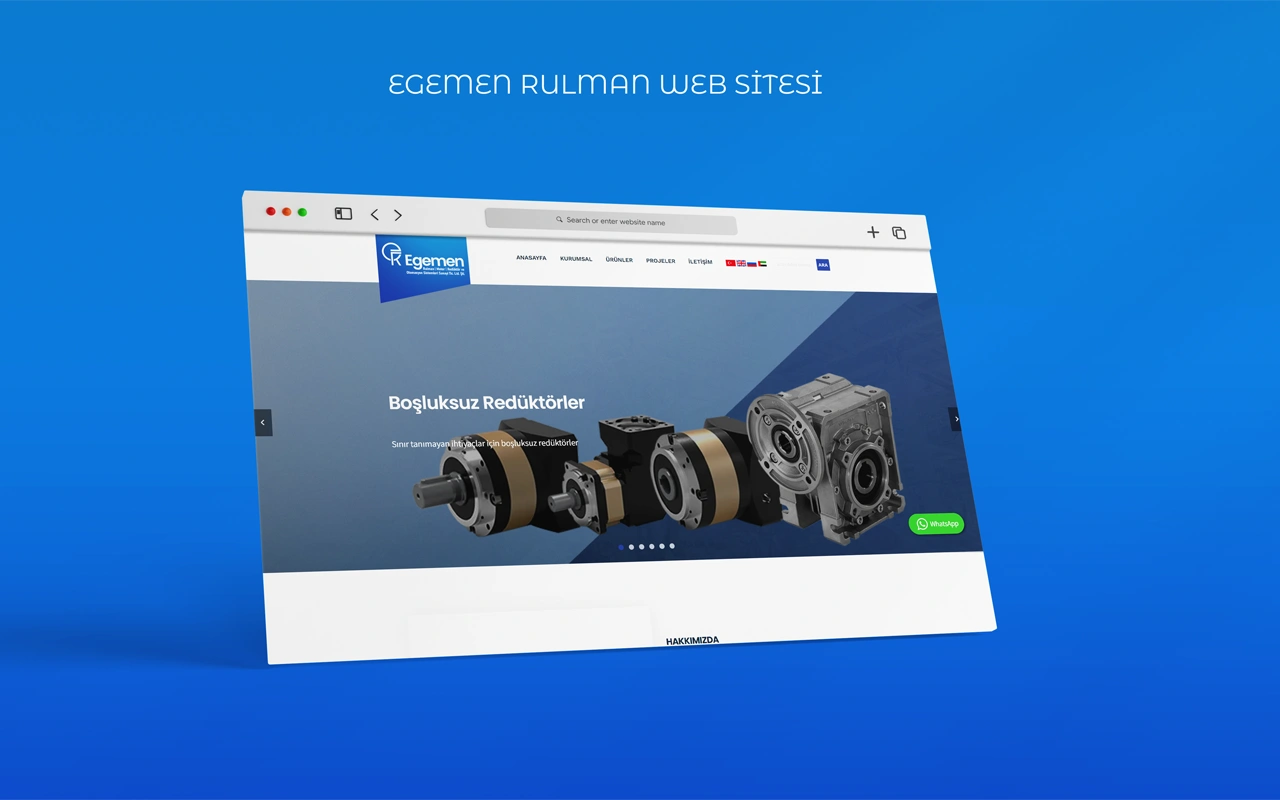 <span>Egemen Rulman Web Sitesi</span><i>→</i>