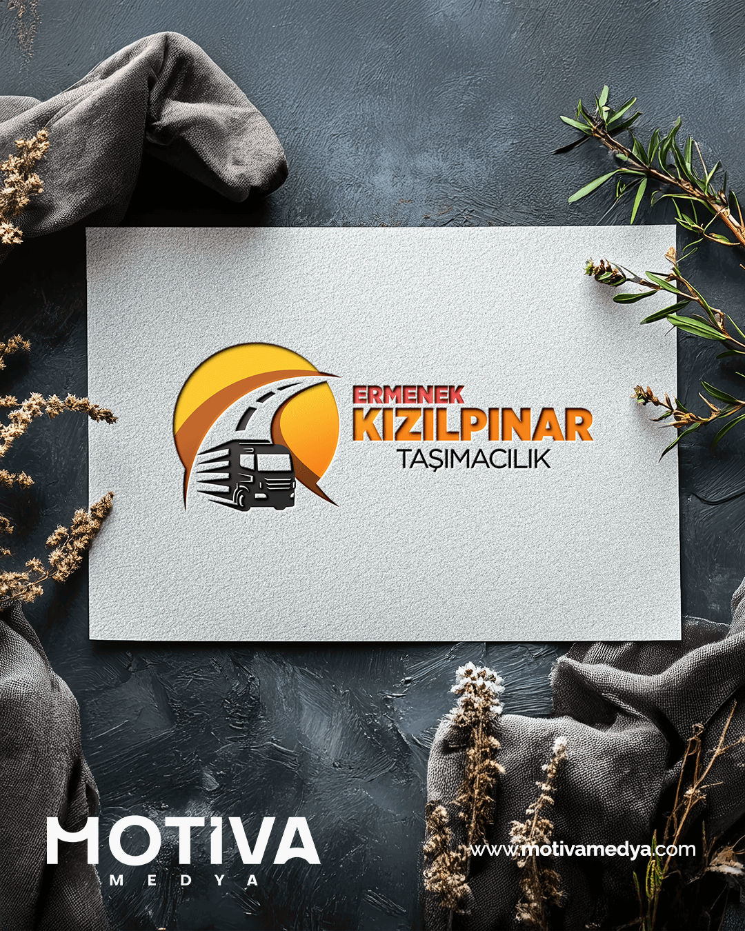 Kızılpınar Taşımacılık Logo Çalışması