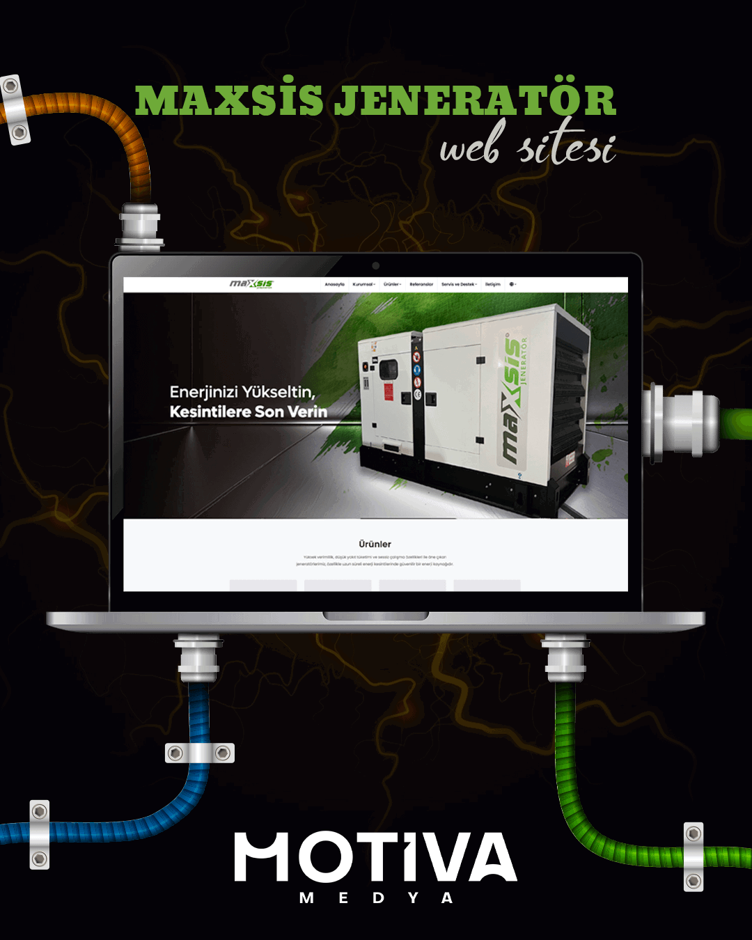 Maxsis Jeneratör Web Sitesi