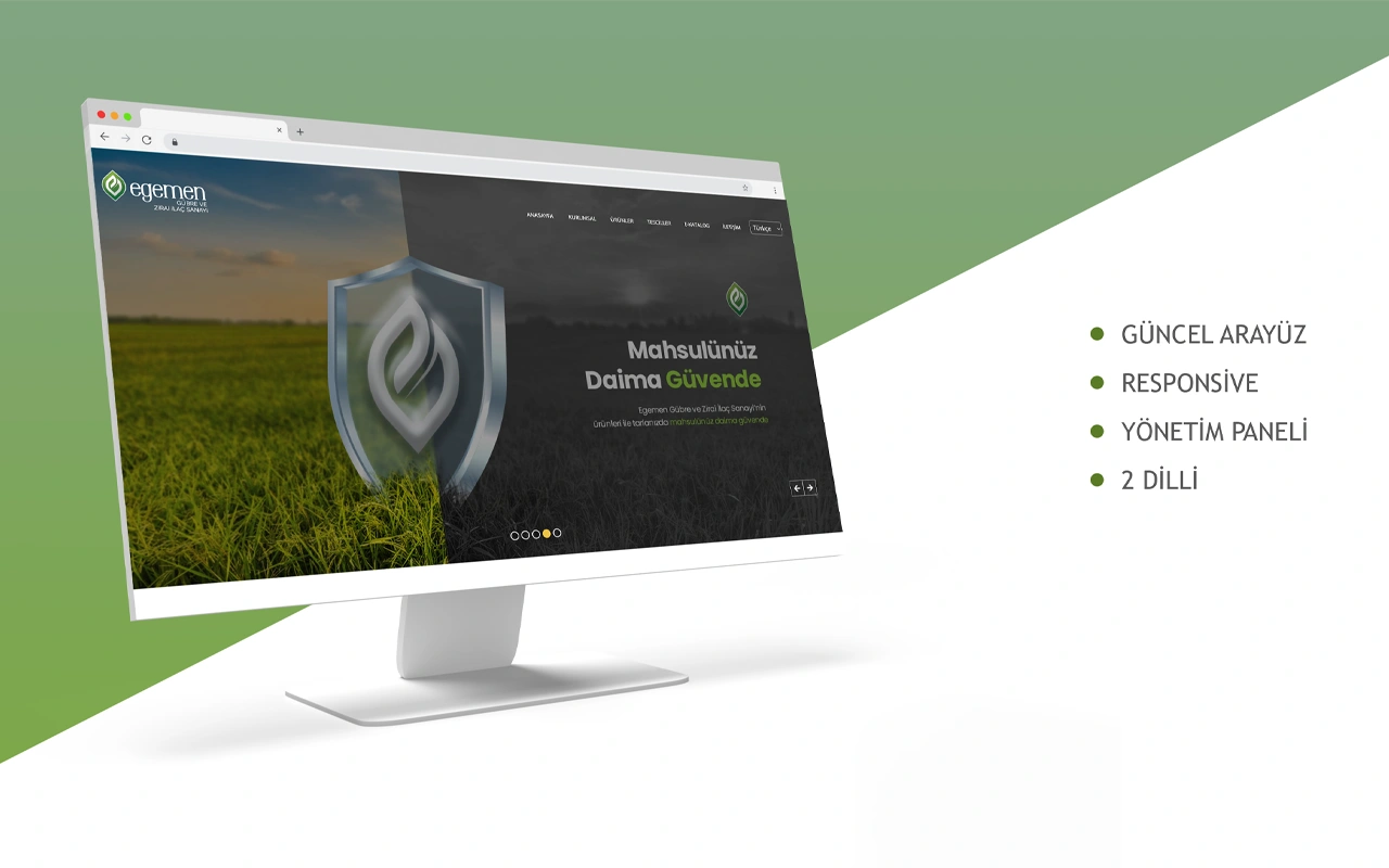 <span>Egemen Gübre Responsive Web Sitesi</span><i>→</i>