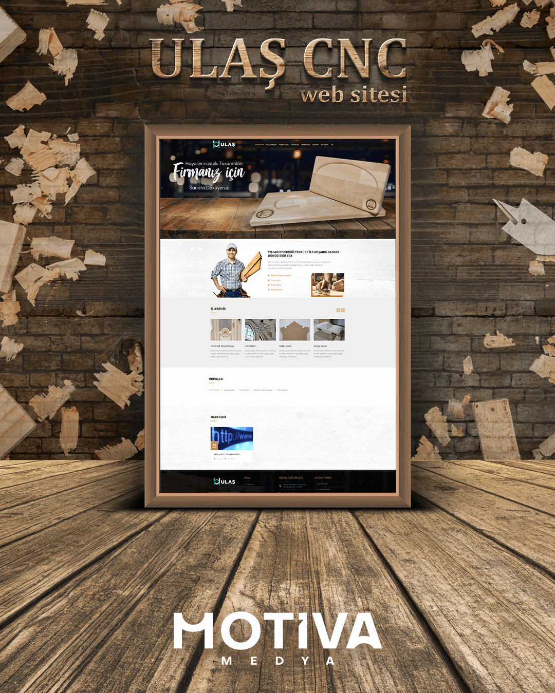 ULAŞ AHŞAP CNC KALIP İŞLEME WEB SİTESİ