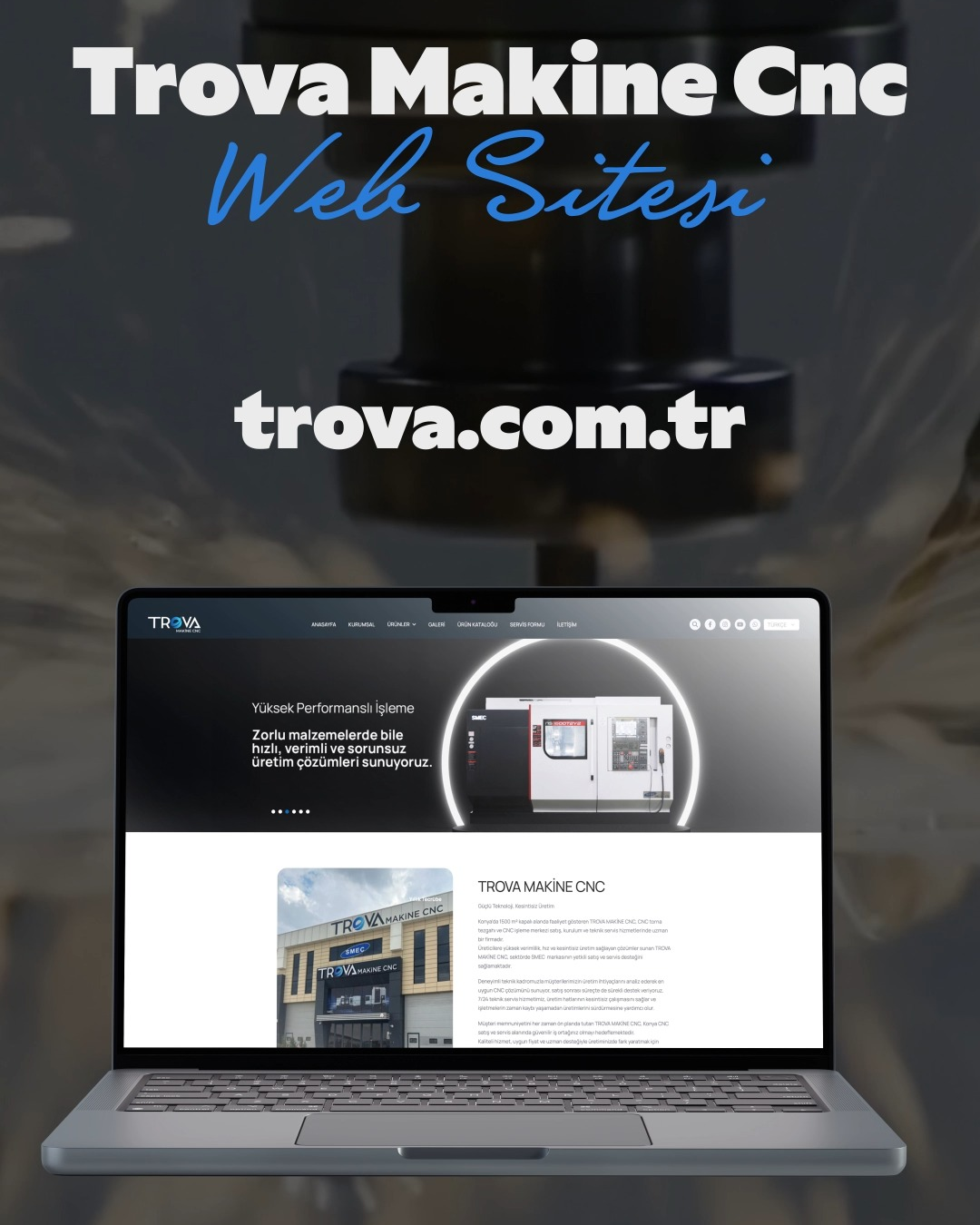 Trova Makine Cnc Web Sitesi