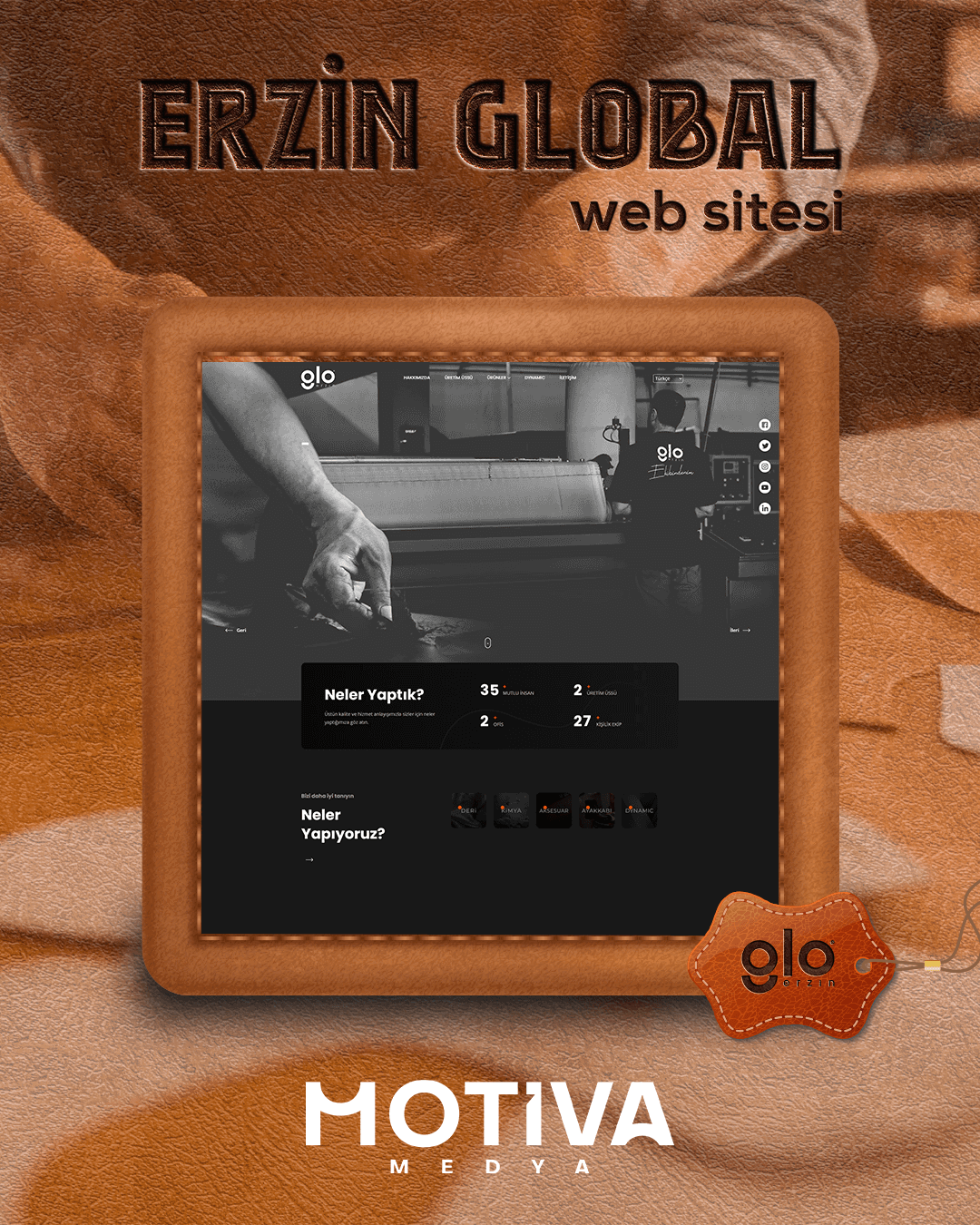 Glo Erzin Responsive Web Sitesi